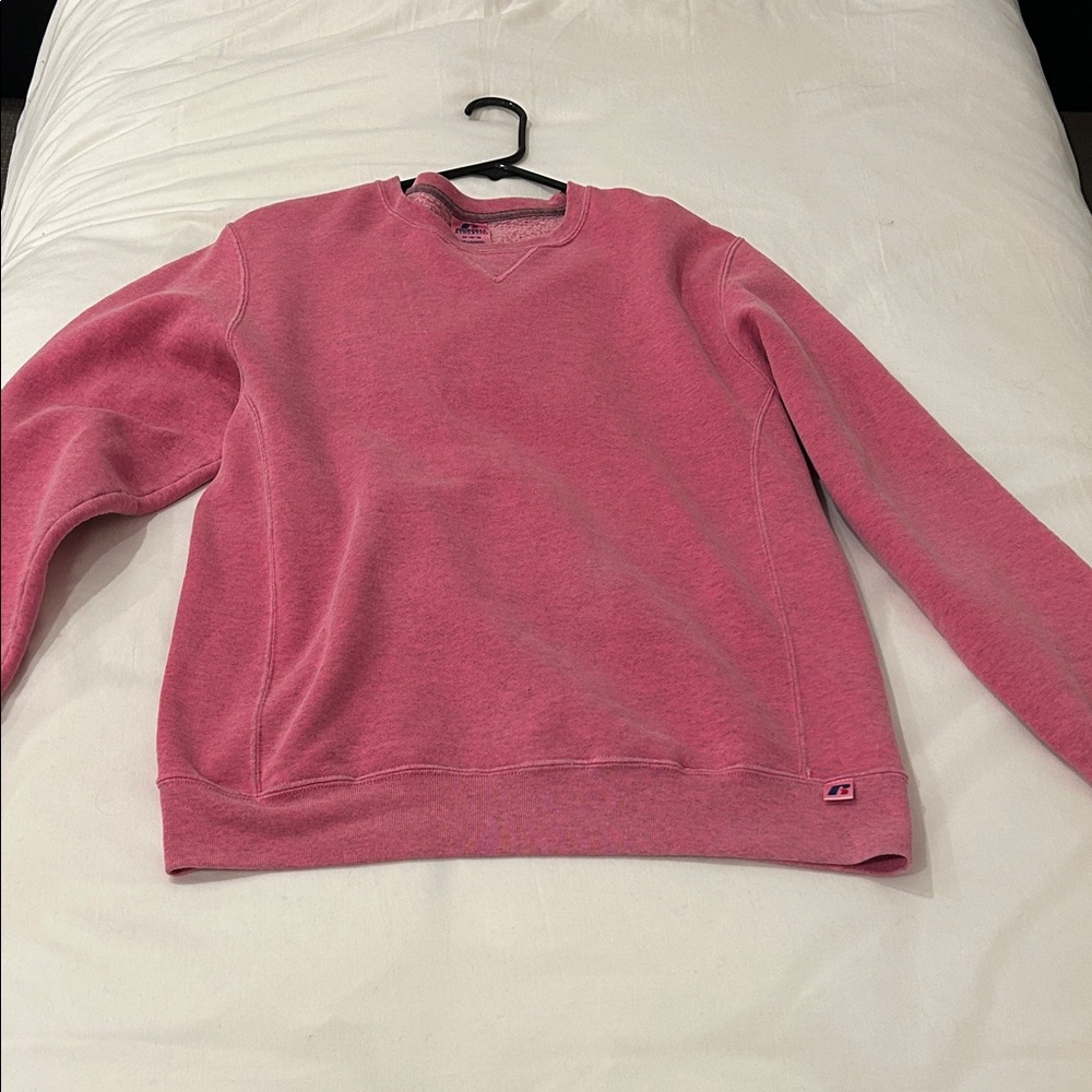 Vintage Pink Russell Athletic crewneck sweatshirt pullover 80s 90s